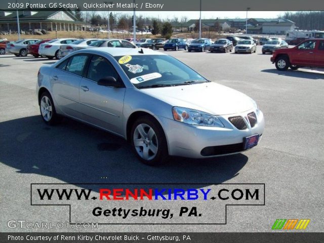 2009 Pontiac G6 Sedan in Quicksilver Metallic