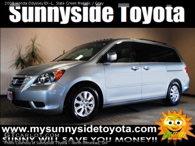 2008 Honda Odyssey EX-L in Slate Green Metallic