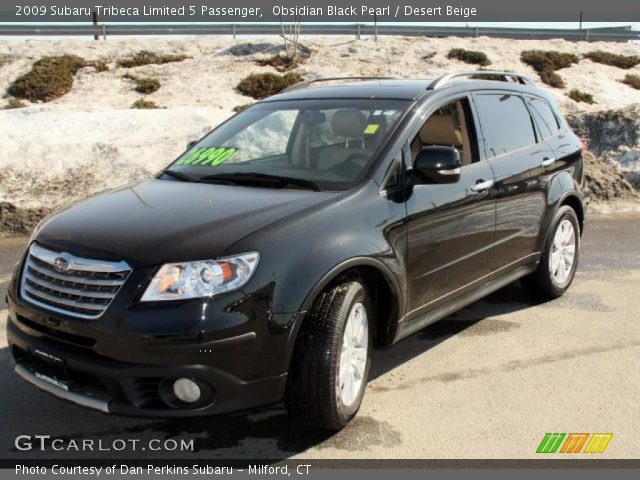 2009 Subaru Tribeca Limited 5 Passenger in Obsidian Black Pearl