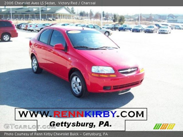 2006 Chevrolet Aveo LS Sedan in Victory Red