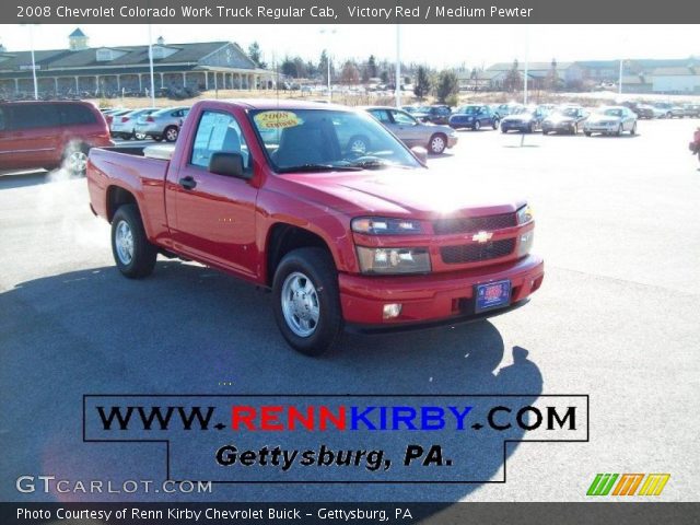 2008 Chevrolet Colorado Work Truck Regular Cab in Victory Red