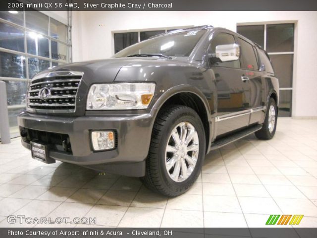 2008 Infiniti QX 56 4WD in Silver Graphite Gray