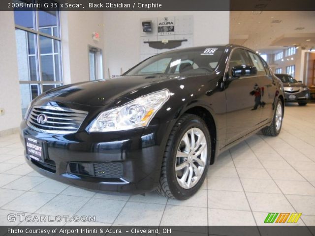 2008 Infiniti G 35 x Sedan in Black Obsidian