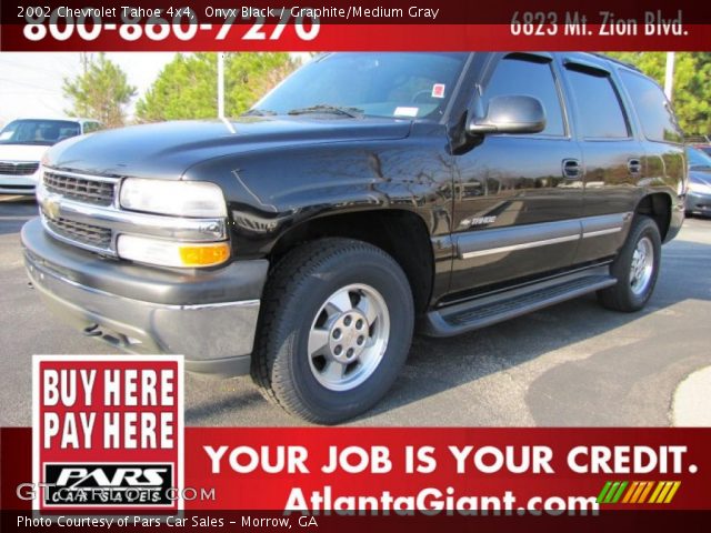 2002 Chevrolet Tahoe 4x4 in Onyx Black