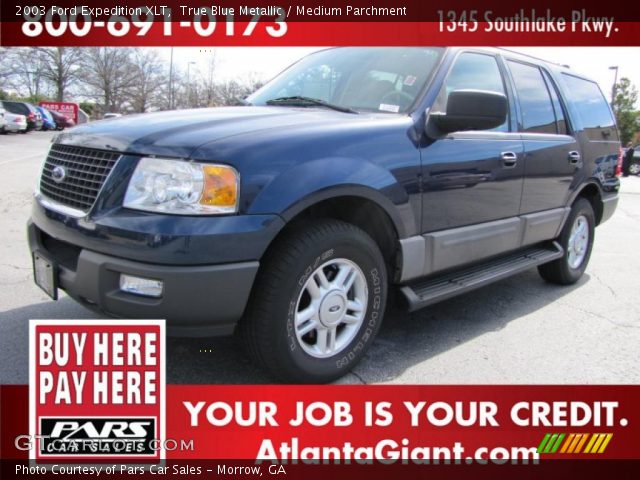 2003 Ford Expedition XLT in True Blue Metallic