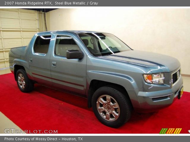 2007 Honda Ridgeline RTX in Steel Blue Metallic