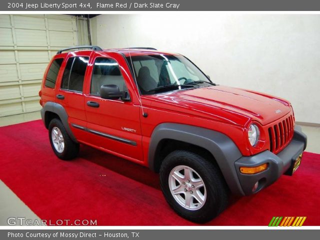 2004 Jeep Liberty Sport 4x4 in Flame Red