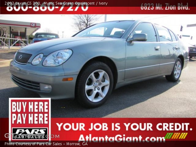 2003 Lexus GS 300 in Mystic Sea Green Opalescent