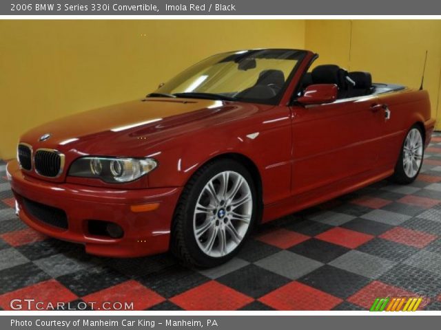 2006 BMW 3 Series 330i Convertible in Imola Red