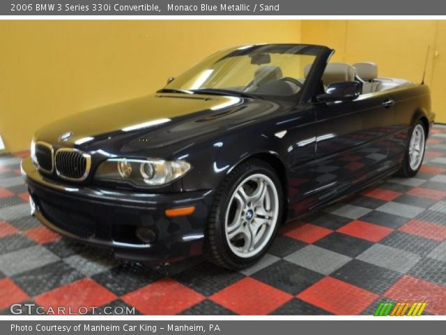 2006 BMW 3 Series 330i Convertible in Monaco Blue Metallic