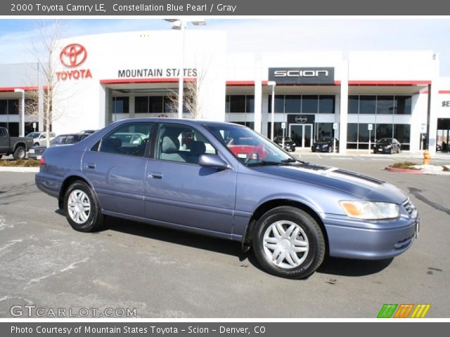 2000 Toyota Camry LE in Constellation Blue Pearl