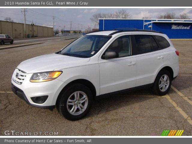 2010 Hyundai Santa Fe GLS in Pearl White