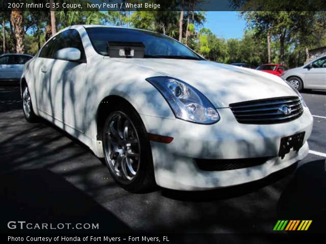 2007 Infiniti G 35 Coupe in Ivory Pearl