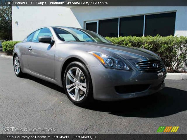 2008 Infiniti G 37 Coupe in Platinum Graphite Gray