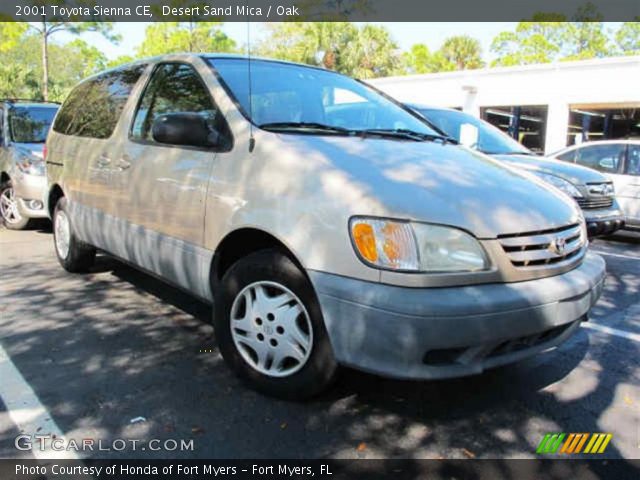 2001 Toyota Sienna CE in Desert Sand Mica