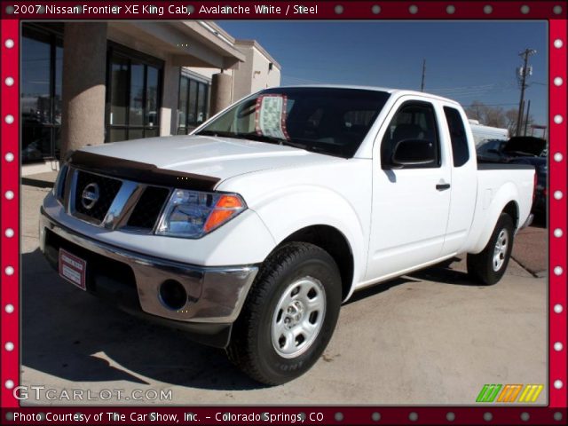 2007 Nissan Frontier XE King Cab in Avalanche White