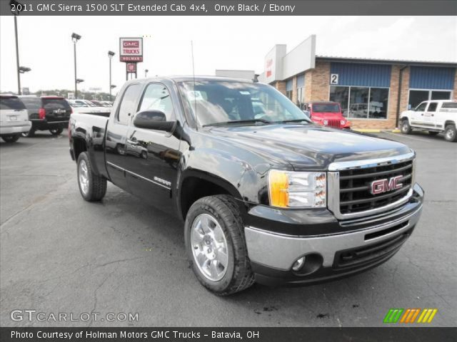 2011 GMC Sierra 1500 SLT Extended Cab 4x4 in Onyx Black