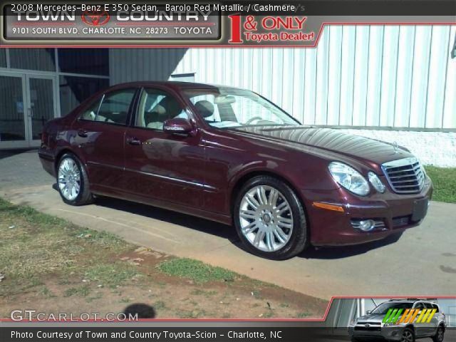 2008 Mercedes-Benz E 350 Sedan in Barolo Red Metallic