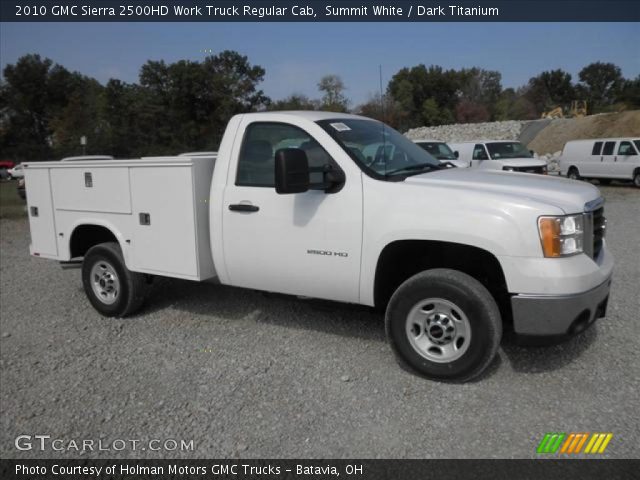 2010 GMC Sierra 2500HD Work Truck Regular Cab in Summit White