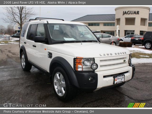 2008 Land Rover LR3 V8 HSE in Alaska White