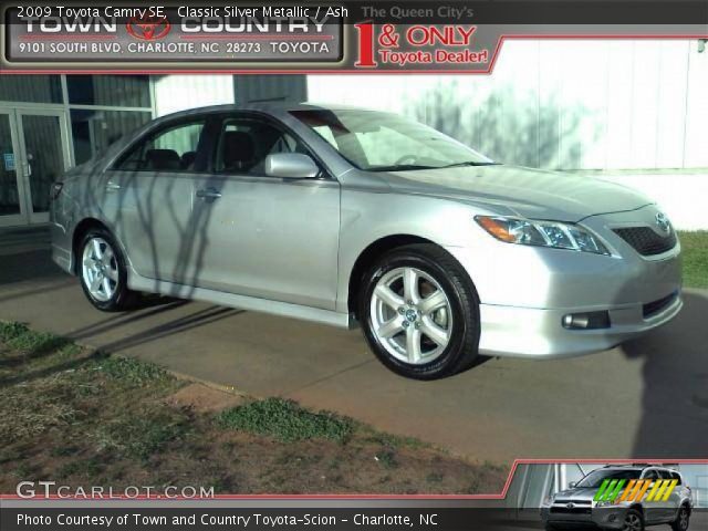 2009 Toyota Camry SE in Classic Silver Metallic