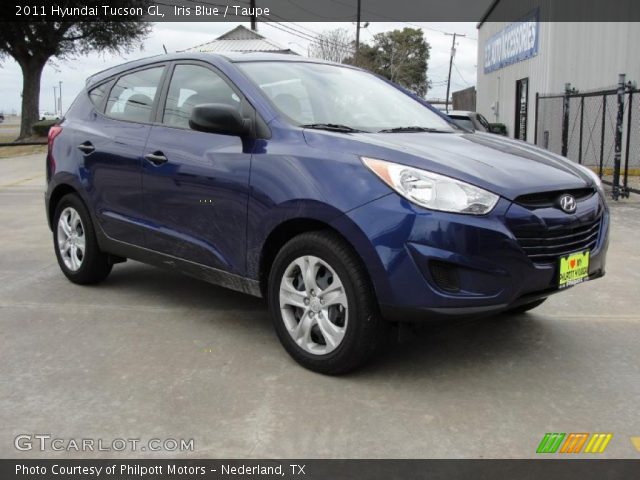 2011 Hyundai Tucson GL in Iris Blue