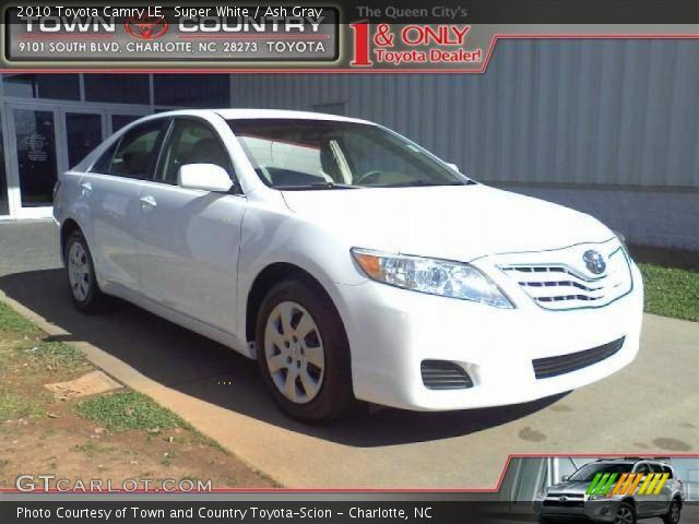2010 Toyota Camry LE in Super White
