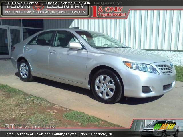 2011 Toyota Camry LE in Classic Silver Metallic