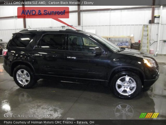 2011 GMC Acadia SLE AWD in Carbon Black Metallic