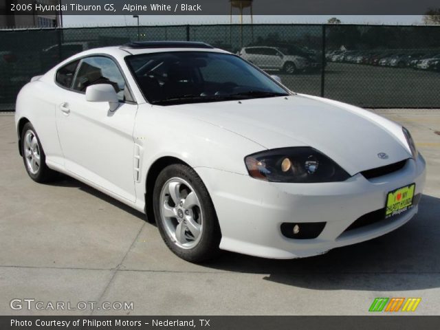 2006 Hyundai Tiburon GS in Alpine White
