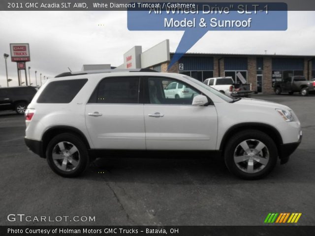 2011 GMC Acadia SLT AWD in White Diamond Tintcoat