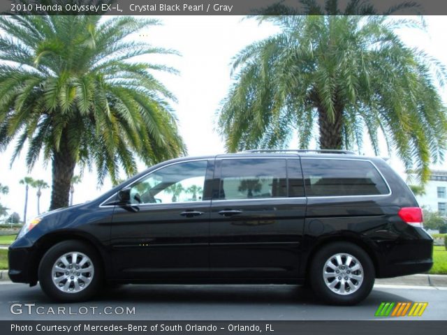 2010 Honda Odyssey EX-L in Crystal Black Pearl