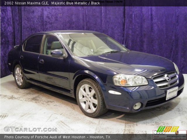 2002 Nissan Maxima GLE in Majestic Blue Metallic