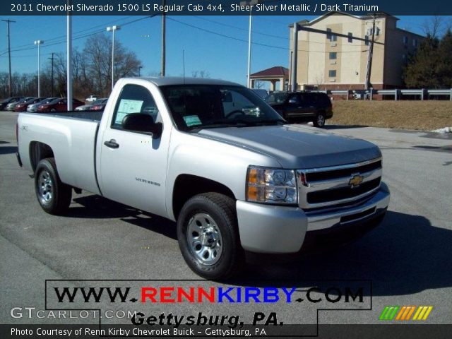 2011 Chevrolet Silverado 1500 LS Regular Cab 4x4 in Sheer Silver Metallic