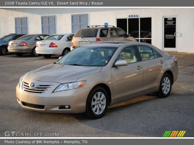 2008 Toyota Camry XLE V6 in Desert Sand Mica
