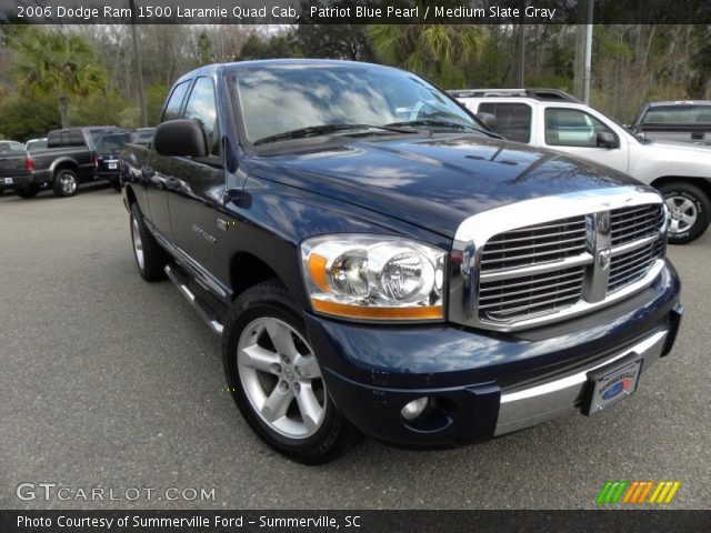 2006 Dodge Ram 1500 Laramie Quad Cab in Patriot Blue Pearl