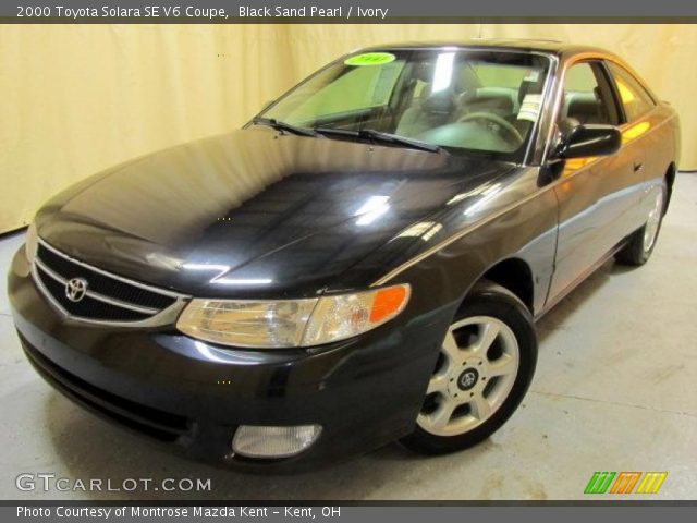 2000 Toyota Solara SE V6 Coupe in Black Sand Pearl
