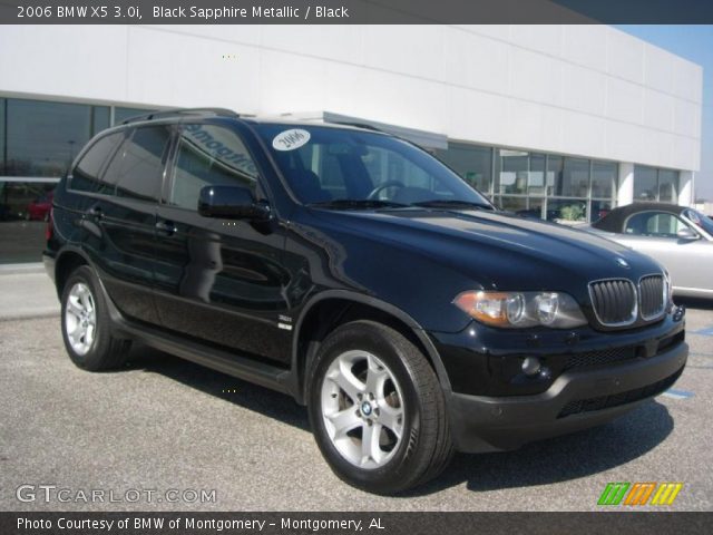 2006 BMW X5 3.0i in Black Sapphire Metallic