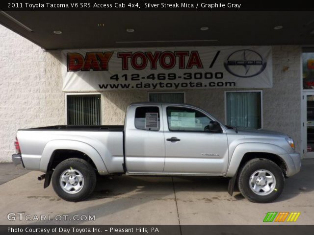 2011 Toyota Tacoma V6 SR5 Access Cab 4x4 in Silver Streak Mica