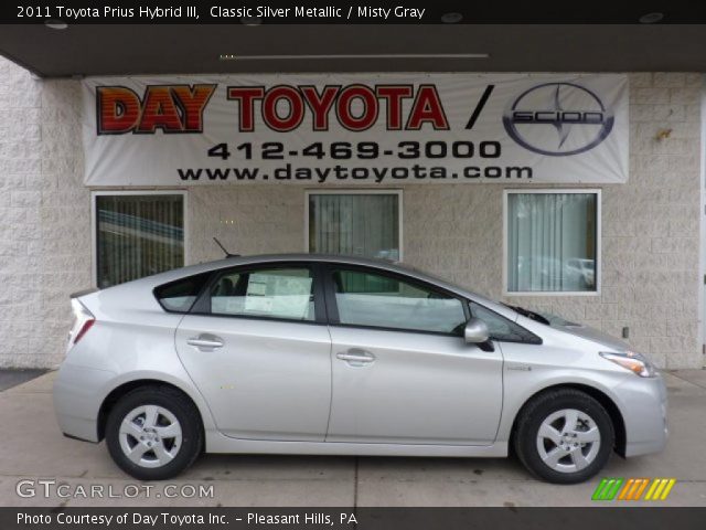 2011 Toyota Prius Hybrid III in Classic Silver Metallic