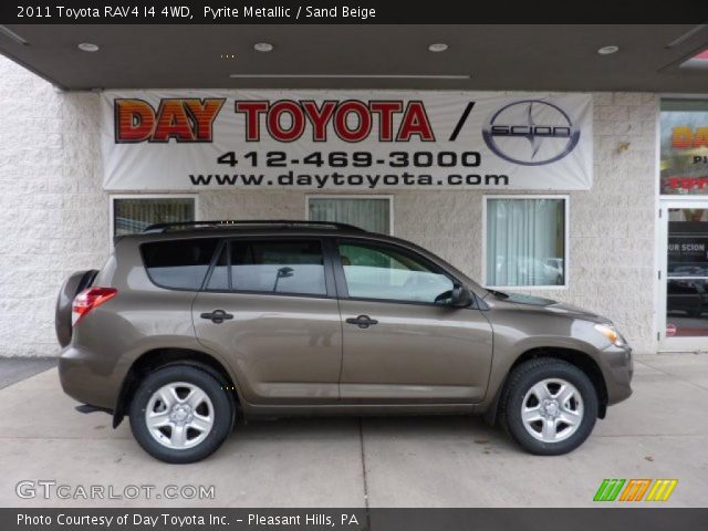 2011 Toyota RAV4 I4 4WD in Pyrite Metallic