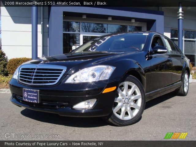 2008 Mercedes-Benz S 550 4Matic Sedan in Black
