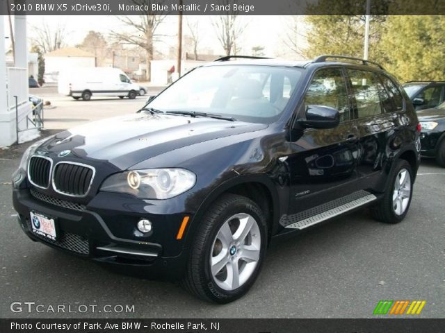 2010 BMW X5 xDrive30i in Monaco Blue Metallic