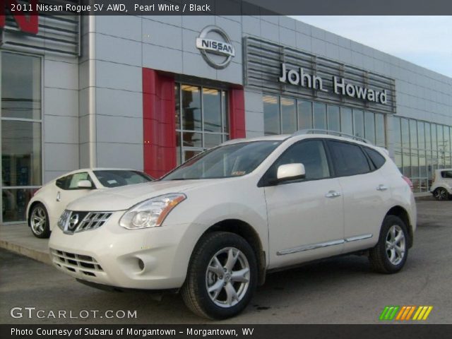 2011 Nissan Rogue SV AWD in Pearl White