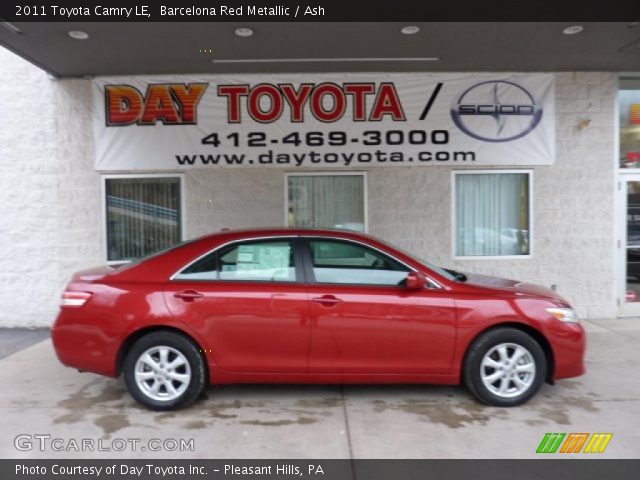 2011 Toyota Camry LE in Barcelona Red Metallic