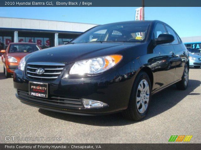 2010 Hyundai Elantra GLS in Ebony Black