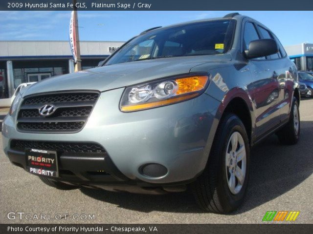 2009 Hyundai Santa Fe GLS in Platinum Sage