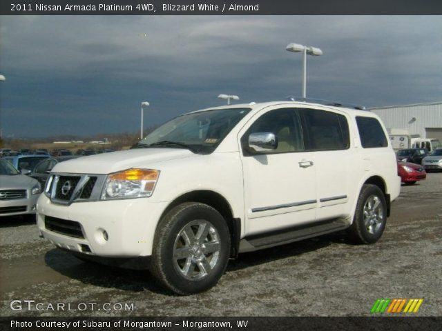 2011 Nissan Armada Platinum 4WD in Blizzard White