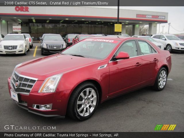 2008 Cadillac CTS Sedan in Crystal Red
