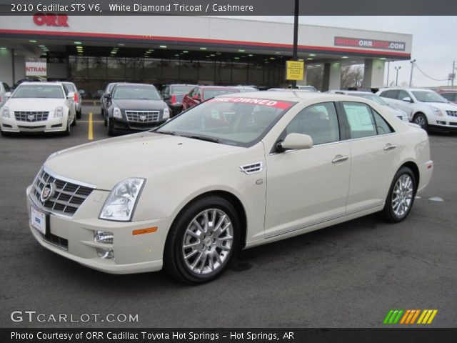 2010 Cadillac STS V6 in White Diamond Tricoat